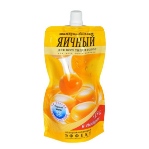 Шампунь «Яичный» укрепляющий для всех типов волос (дой-пак) 270 г (4820215052542)